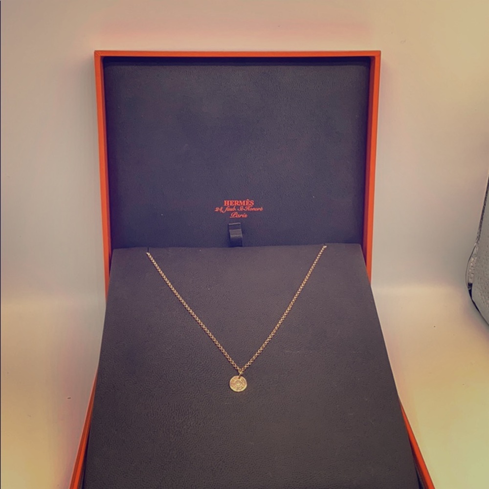 ❌SOLDHermes 18K RoseGold Diamond Gambade